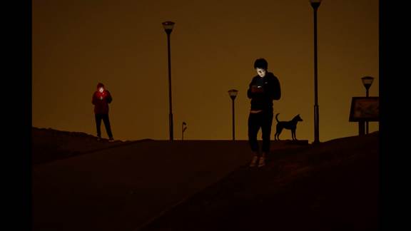 說明: Macintosh HD:Users:chendong:Desktop:張乾琦 工作坊:工作坊:官方作品:中文圖說:不存在的戰(zhàn)爭:1. 張乾琦，“不存在的戰(zhàn)爭”視頻截圖，2017.jpg